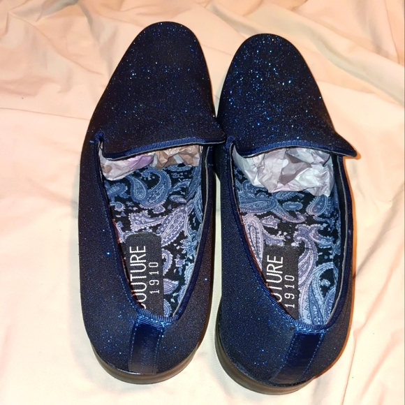 Men's Couture 1910 Blingy Stylish Shoes Slip Ons size 12m must see - Picture 4 of 7